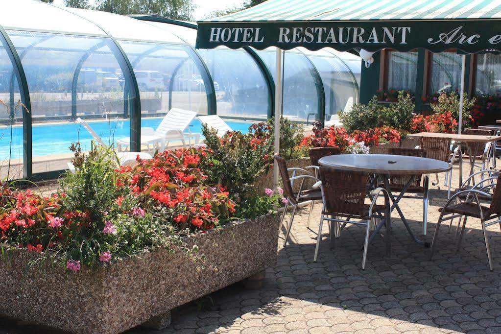 Contact Hotel Restaurant Relais Arc En Ciel-Wittenheim-Mulhouse Nord-Chambres Rénovées Exterior foto